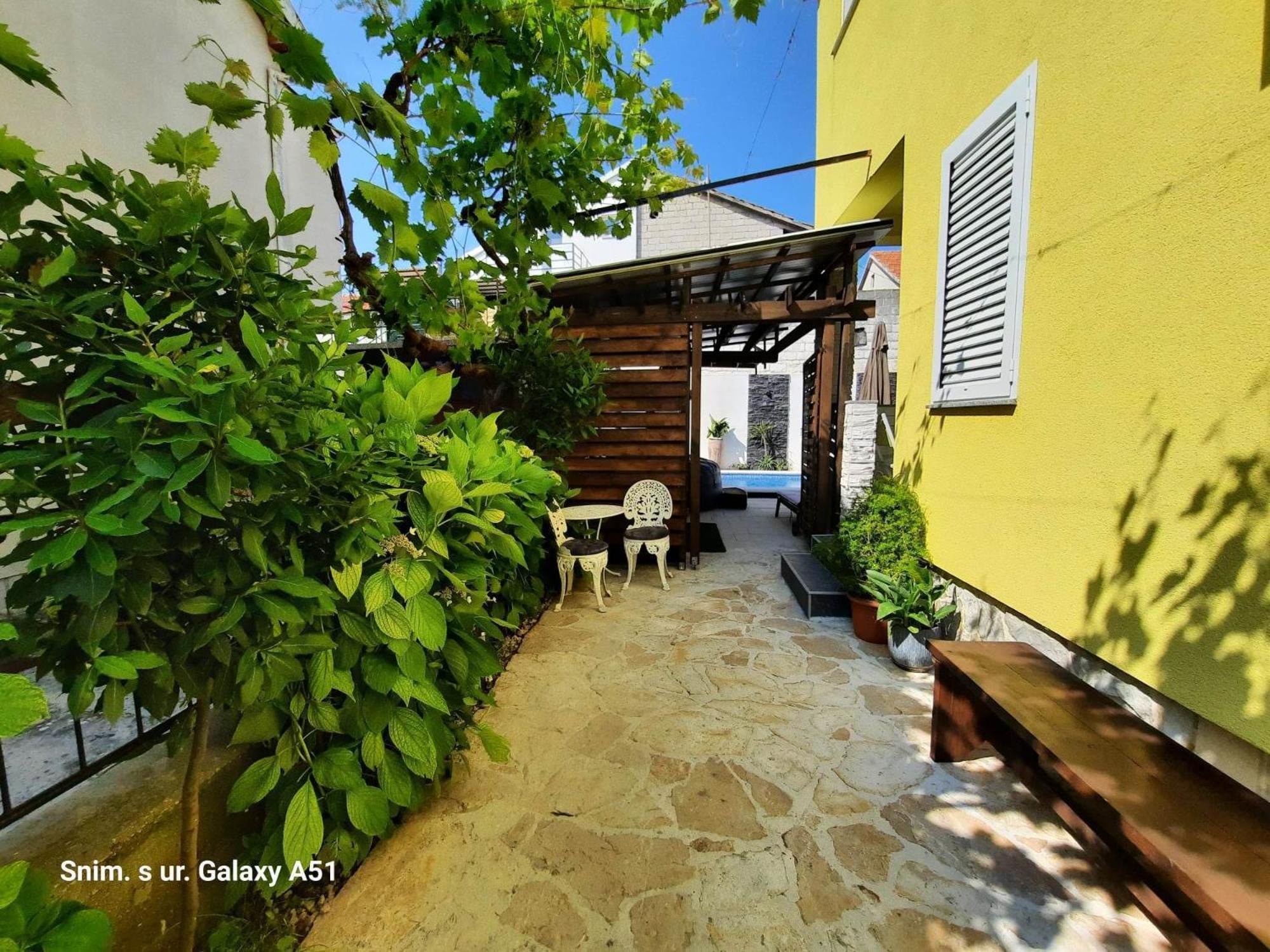 Apartment Rustica Zadar With Exclusive Use Of The Pool-Ground Floor Exterior foto