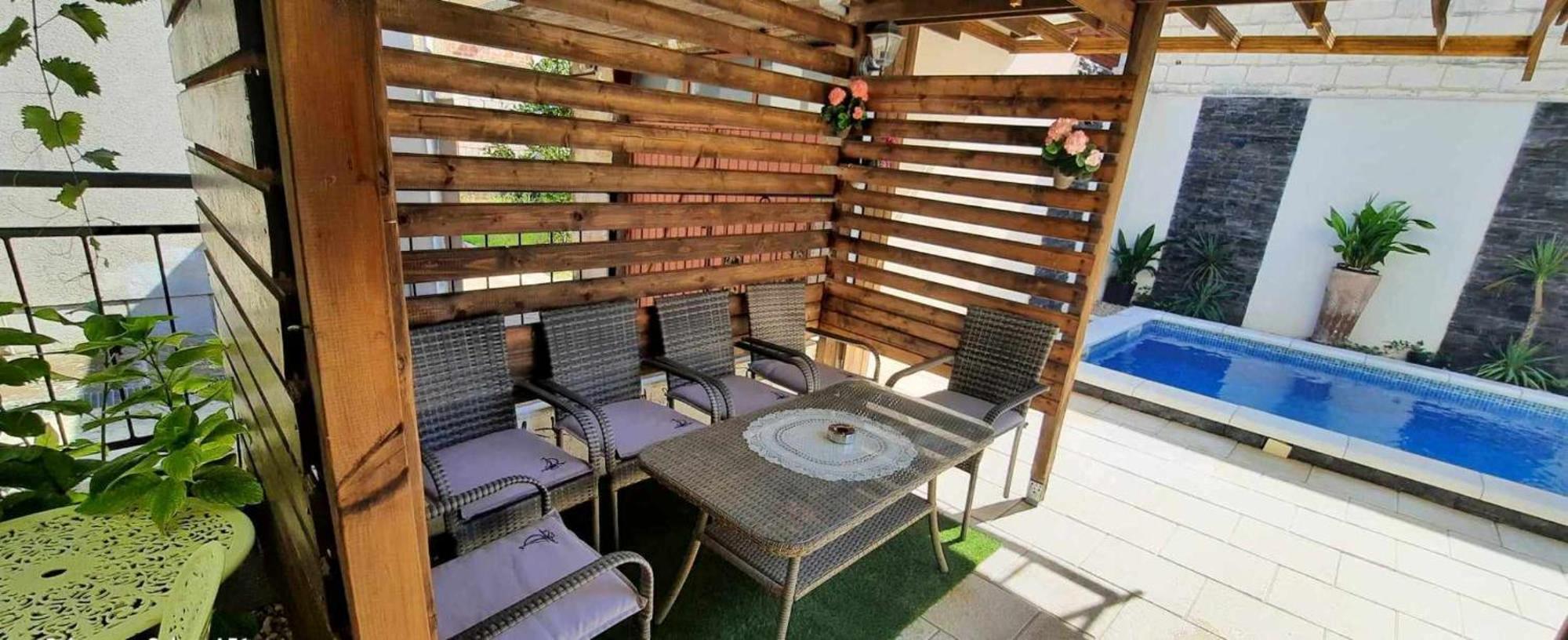 Apartment Rustica Zadar With Exclusive Use Of The Pool-Ground Floor Exterior foto